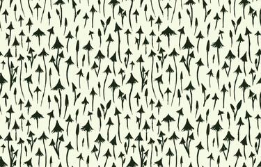 Seamless background with sketch of mushrooms.
