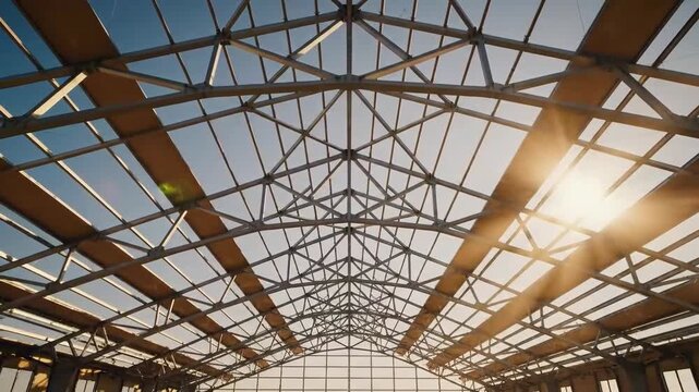 Architectural Marvel: Capturing the Elegance of a Modern Structure Under the Sun