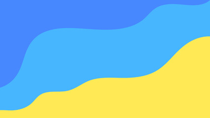 Abstract colorful wavy background. Wave banner background.