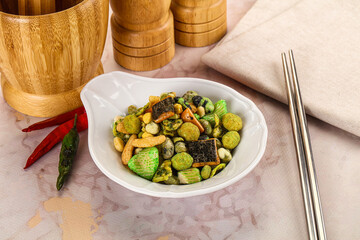 Japanese snack - Wasabi endo arare cracker