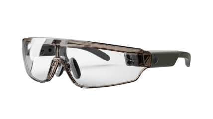 Black fashion sunglasses object isolated on white background for summer eye protection and style