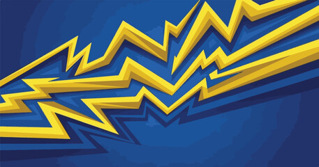 Abstract blue background vector illustration design with concept lines and arrow pattern for business chart symbol