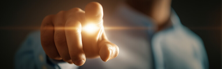 Invisible touchscreen interface.