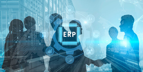 Enterprise Resource Planning (ERP) system for business process management. This ERP software solution integrates core business functions for efficiency. Motif