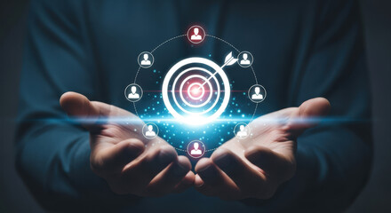 Digital Network Connection and Global Business Communication.