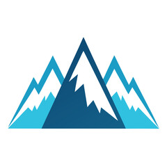 mountain landscape vector illustration