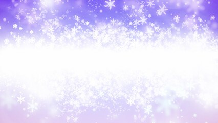 雪の降っている風景