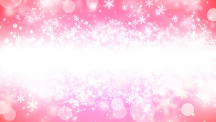 冬_クリスマス_雪景色_イメージ背景_コピースペース