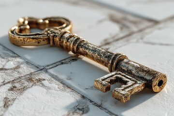 Antique Key on Tiled Surface

Category Lifestyle