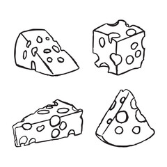Cheese Variants Sketch Collection