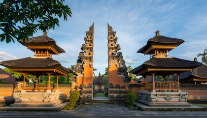 Fototapeta premium Balinese Temple Gateway