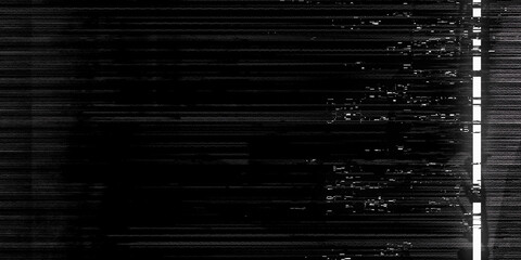 Glitch Overlay Stock Image In Black Background