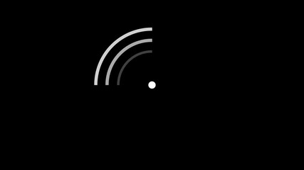 Wifi mobile communication and wireless network technology hologram symbol appears on a digital background. Cyber and computer abstract concept.4k video concept - Powered by Adobe