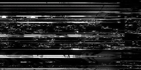 Glitch Overlay Stock Image In Black Background