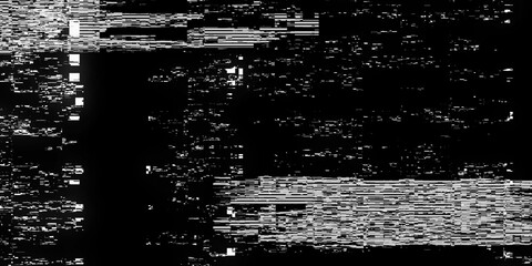 Glitch Overlay Stock Image In Black Background