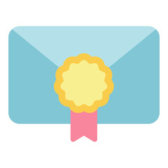 movie premiere invitation flat icon