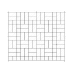 CAD Drawings. Set of stone wall pattern for landscape, outdoor and park, etc.	