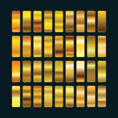 Vintage 3d gold bars on black with a grunge pattern and a colorful glass tile texture illustration