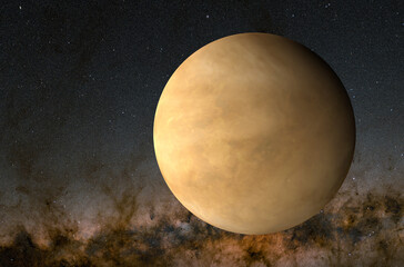 Venus - supercloseup view 3d illustration © LASZLO
