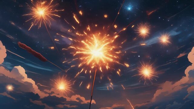  A meteor exploding in the Earth&rsquo;s atmosphere, the energy released from the meteor, bolide impact, a meteoric explosion