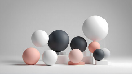 Soft Gradient Abstract 3D Shapes – Minimalist Pastel Geometry



A modern 3D abstract composition featuring soft geometric forms, spherical elements, and smooth pastel gradients. The scene blends mini