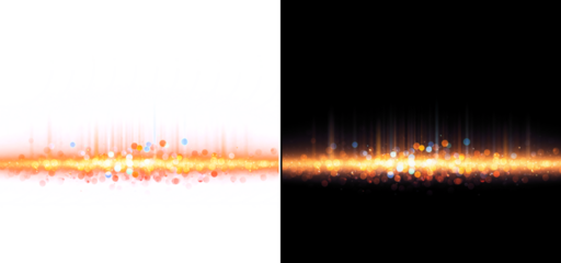 Cinematic glowing bokeh light streak background with bright particle reflections