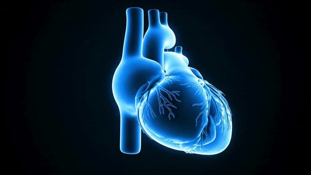 3d illustration of the human pelvis showing the sciatic nerve pathway in orange color.