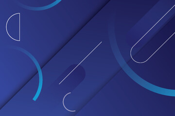 Blue geometric abstract background. Vector illustration