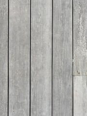 A rustic, weathered grey wooden plank surface creates a beautiful, natural texture background with distinct grain patterns and distressed details.