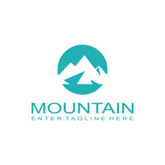 Mountain logo design, mountain range, vector, travel, outdoor, camping, valley, adventure, silhouette, outdoor, graphic, peak, element, shape, expedition, camp	