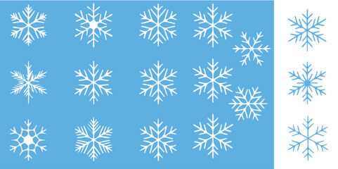 Delicate snowflakes on a light blue background bring a cool, wintery feel perfect for seasonal projects and holiday promotions