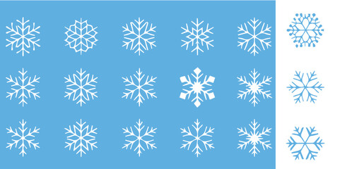 Delicate snowflakes on a light blue background bring a cool, wintery feel perfect for seasonal projects and holiday promotions
