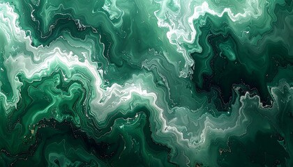 Abstract swirls of jade-green and white, creating a marbled, flowing texture, suggestive of natural stone