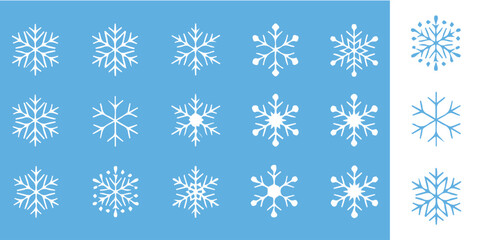 Delicate snowflakes on a light blue background bring a cool, wintery feel perfect for seasonal projects and holiday promotions