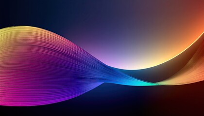 Abstract flowing wave of colorful digital cubes across a dark gradient background with vibrant neon lighting and reflective surface