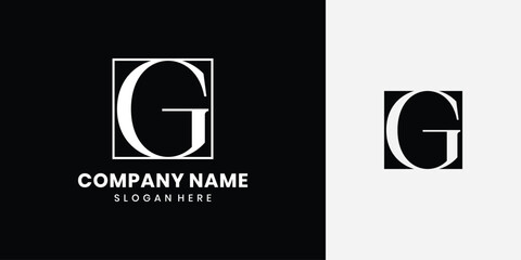 Initial letter G logo design