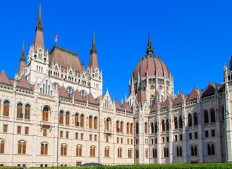 Obraz premium Budapest, Hungary. The Budapest Parliament is Hungary's most iconic building.