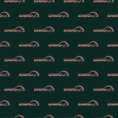 Speedometer design pattern seamless isolated on color background