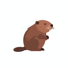 Cartoon Beaver Illustration