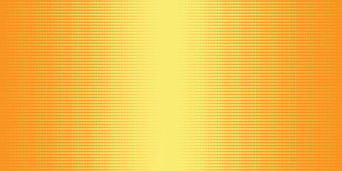 Yellow orange halftone pattern. Retro comic gradient background. Square pixilated dot cartoon texture.vector eps10.