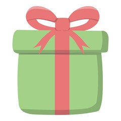 Pastel Christmas Gift Box Icon