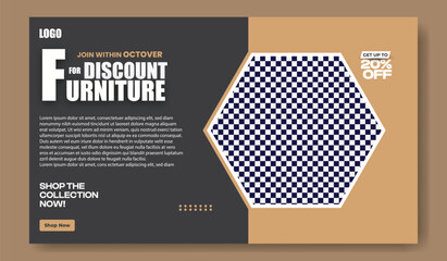 Modern home decor collection featuring stylish furniture and interior design ideas with discount offer.
Modern furniture for sale advertisement with 20 percent off discount and lifestyle images showca