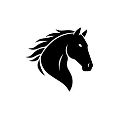 horse head silhouette png