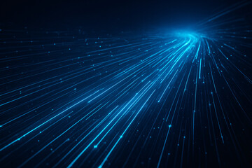 Obraz premium Neon Data Stream