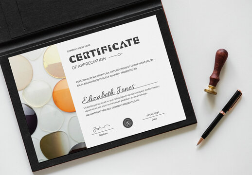 Certificate of Completion Design