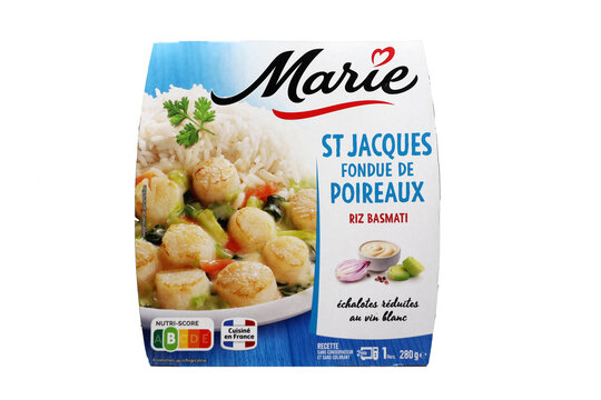 coquilles st jacques cuisin&eacute;es et l&eacute;gumes de Marie