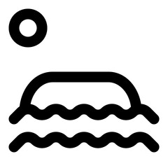 season outline icon set