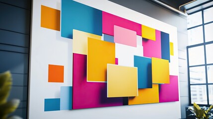 A whiteboard with a matte finish