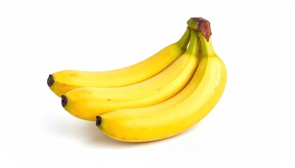 Banana bunch isolated.