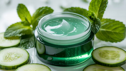 Refreshing Cucumber Mint Hydrating Gel Jar Skincare